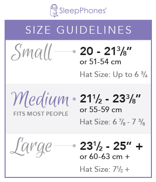 Headband Size Chart